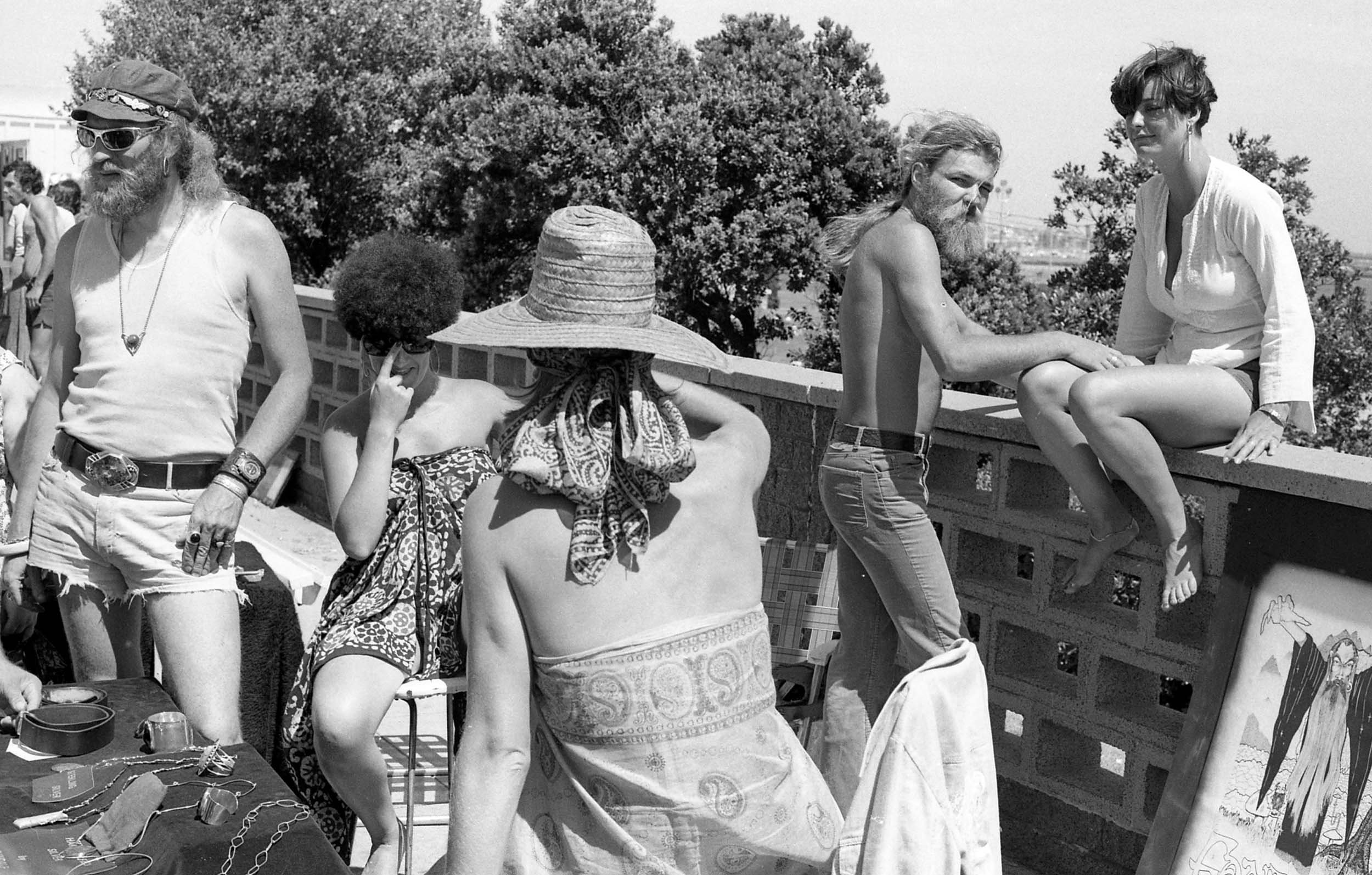   St Kilda Esplanade market, Melbourne, Jan 1977.  