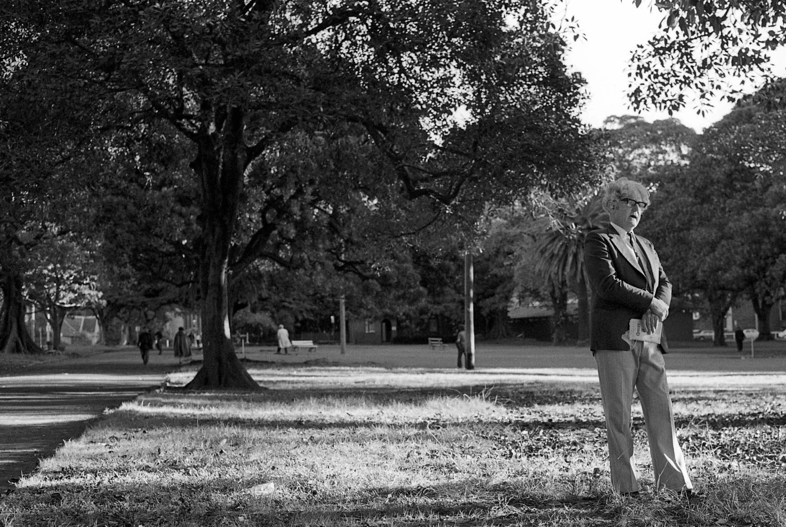   Waiting to attract a crowd.  