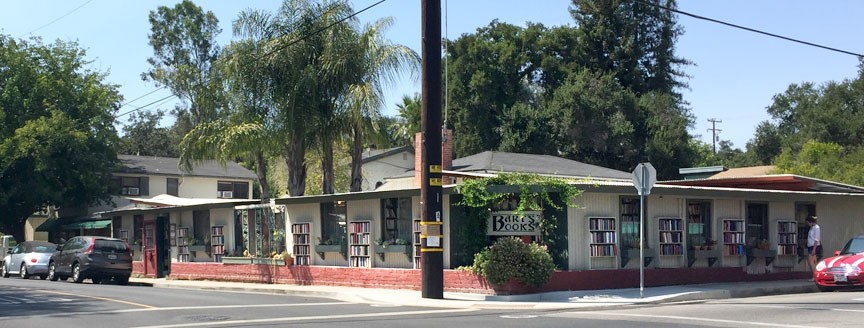 Bart's Books is located on on the corner of Matilija and Canada streets in Ojai, Ca.