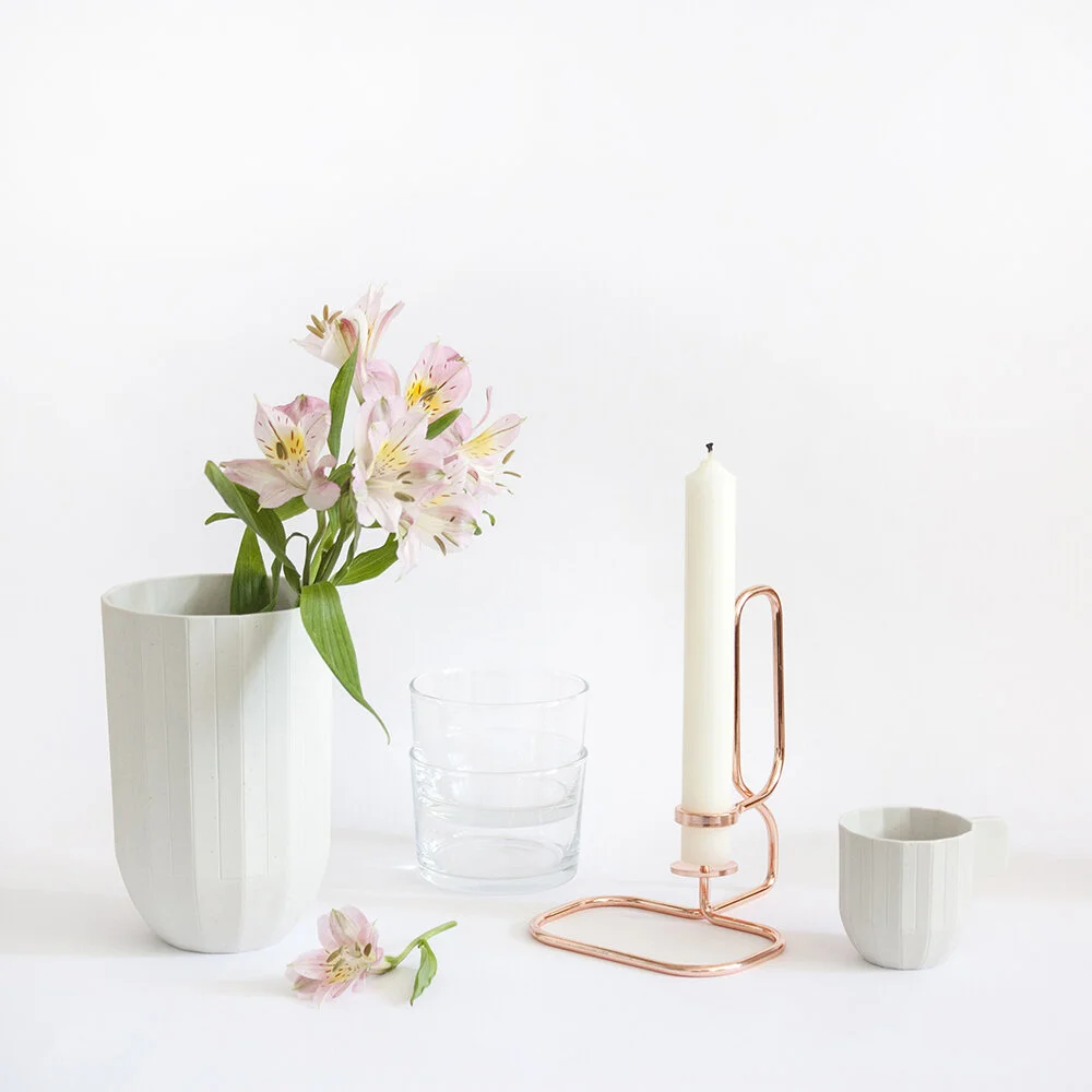 a HAY inspired autumn dining table