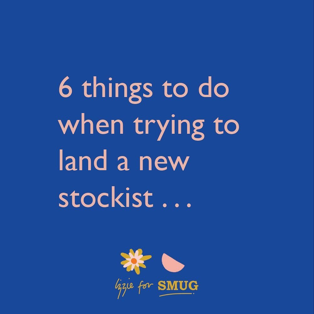 👀 Get noticed! When it comes to landing new stockists, connection and memorability are key 🔑 

Here are my 6 suggestions of things you defo want to be prioritising when trying to land new stockists to sell your products.

Which of these are you alr