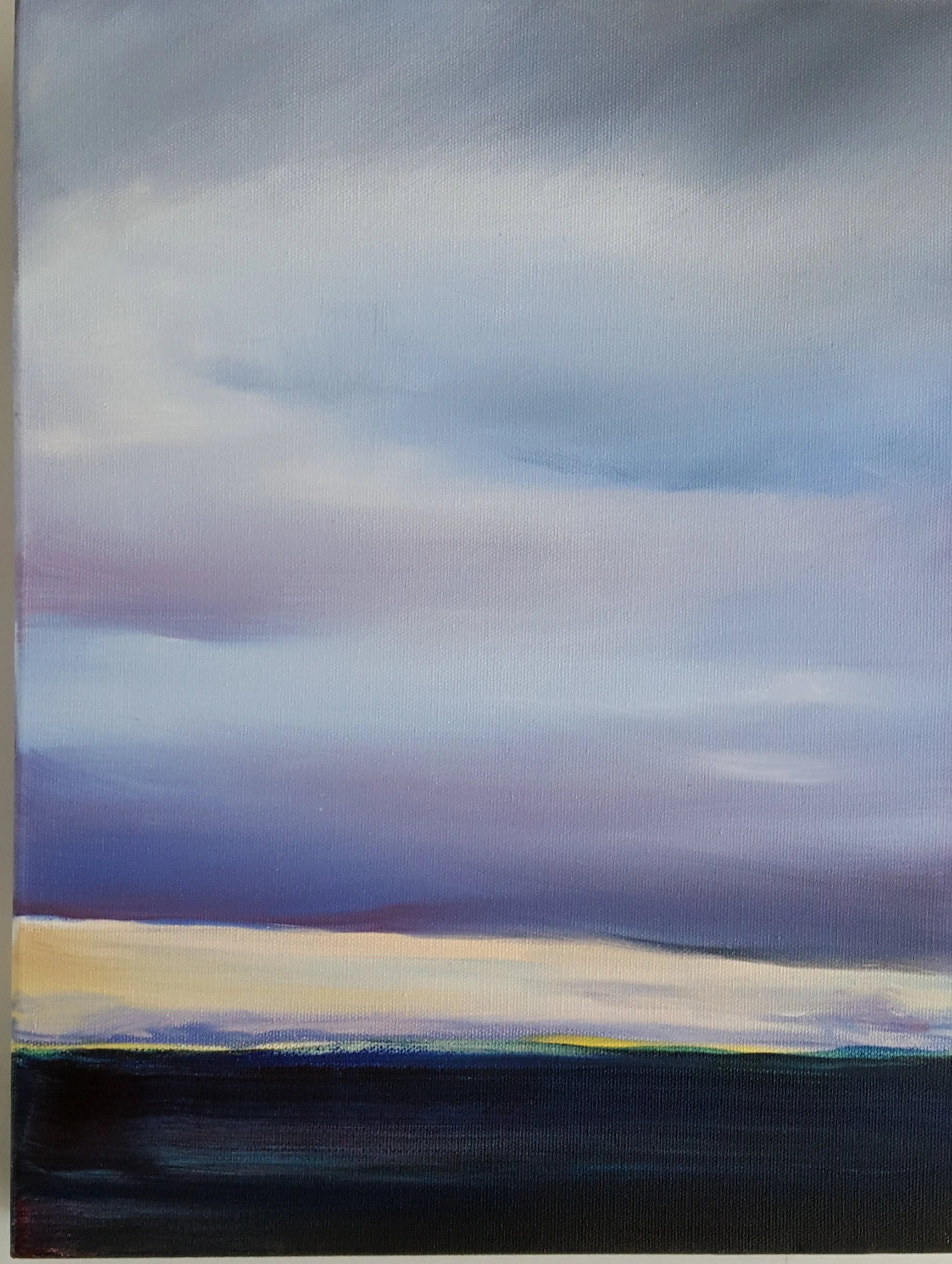 Nor'west arch over Christchurch. oil. 300 x 420 mm
