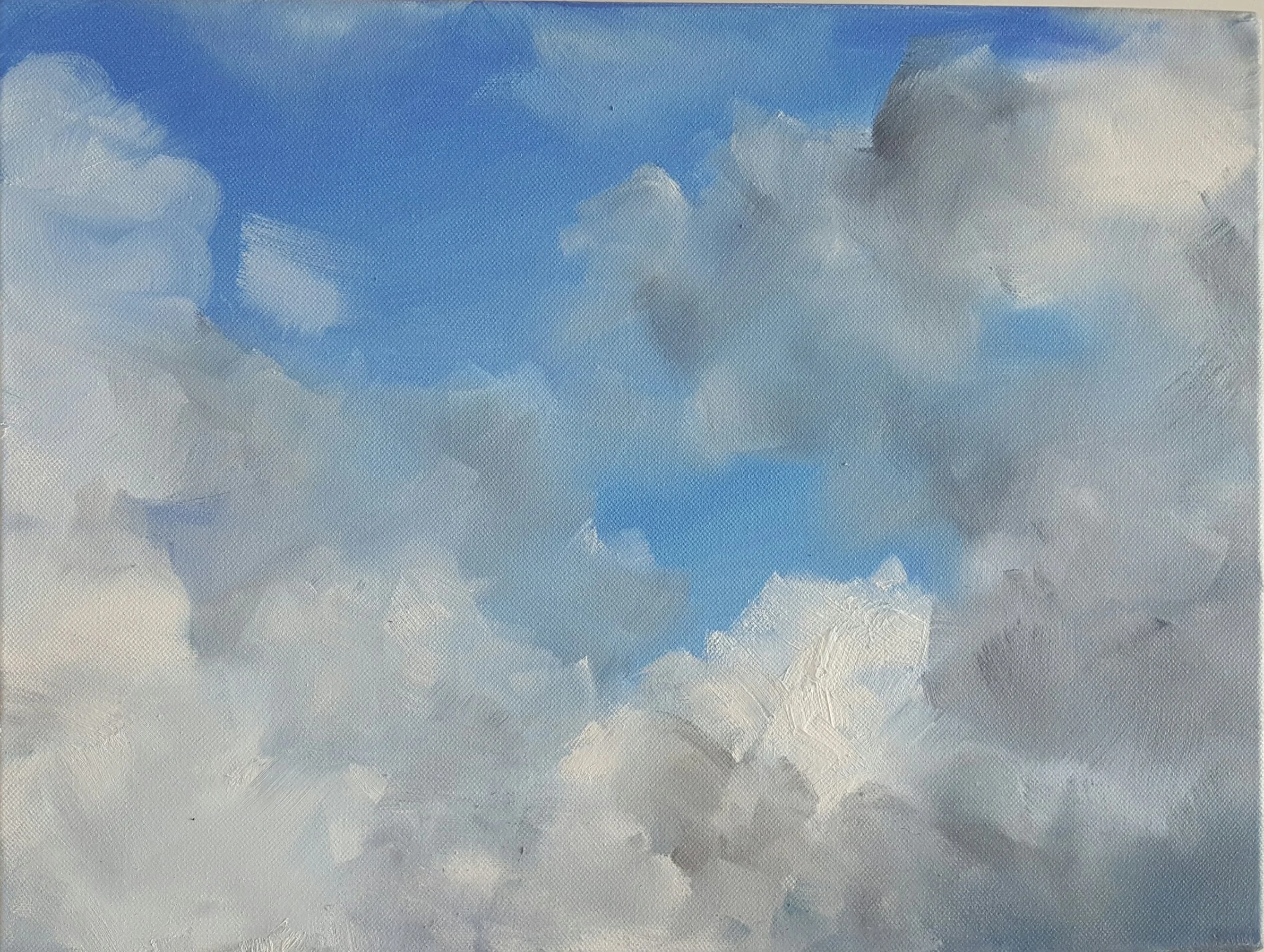 sky 3. oil on canvas . 420 x300mm