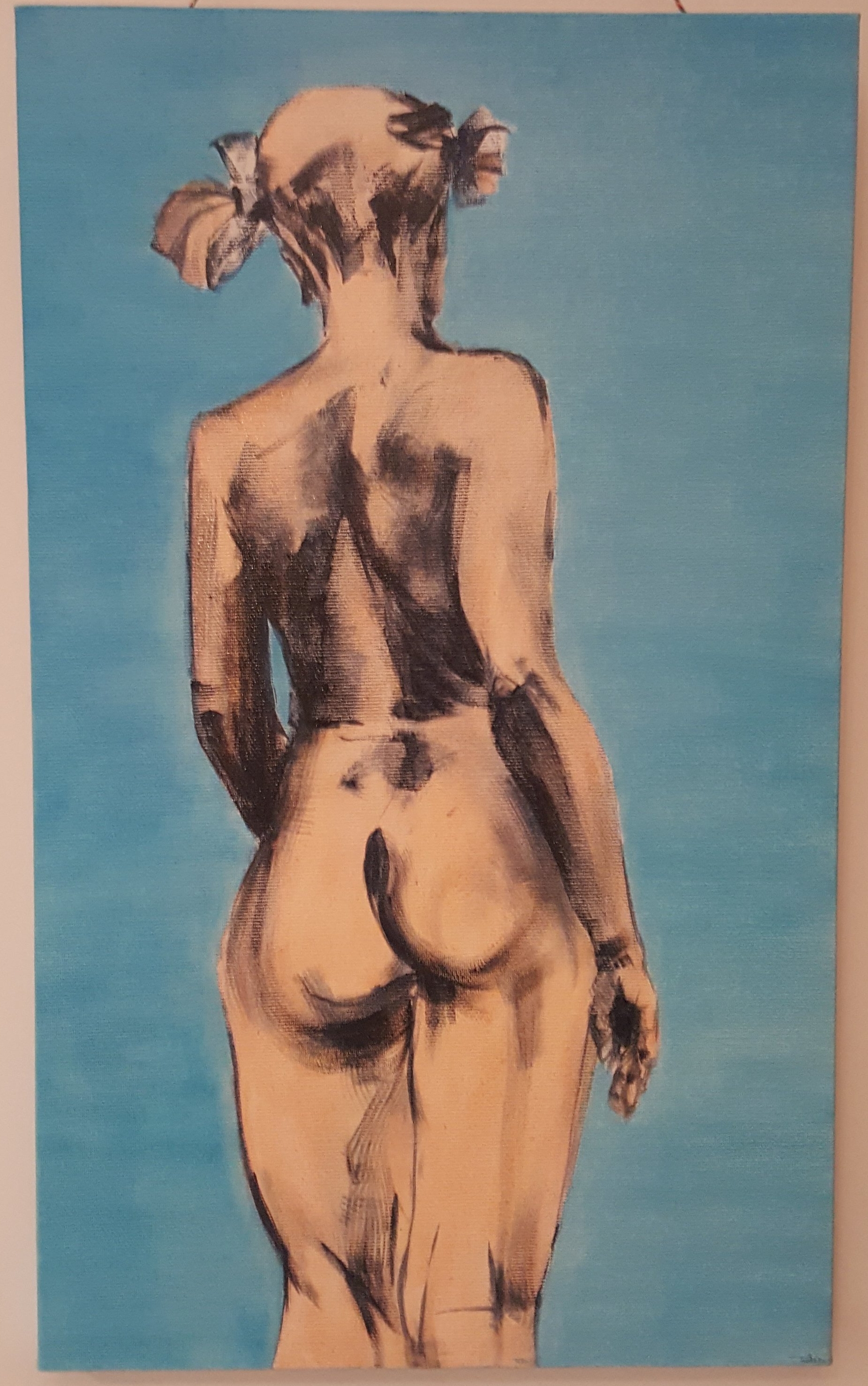 figure study. oil. 300x500mm