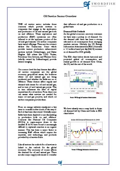 Oil Service Sector