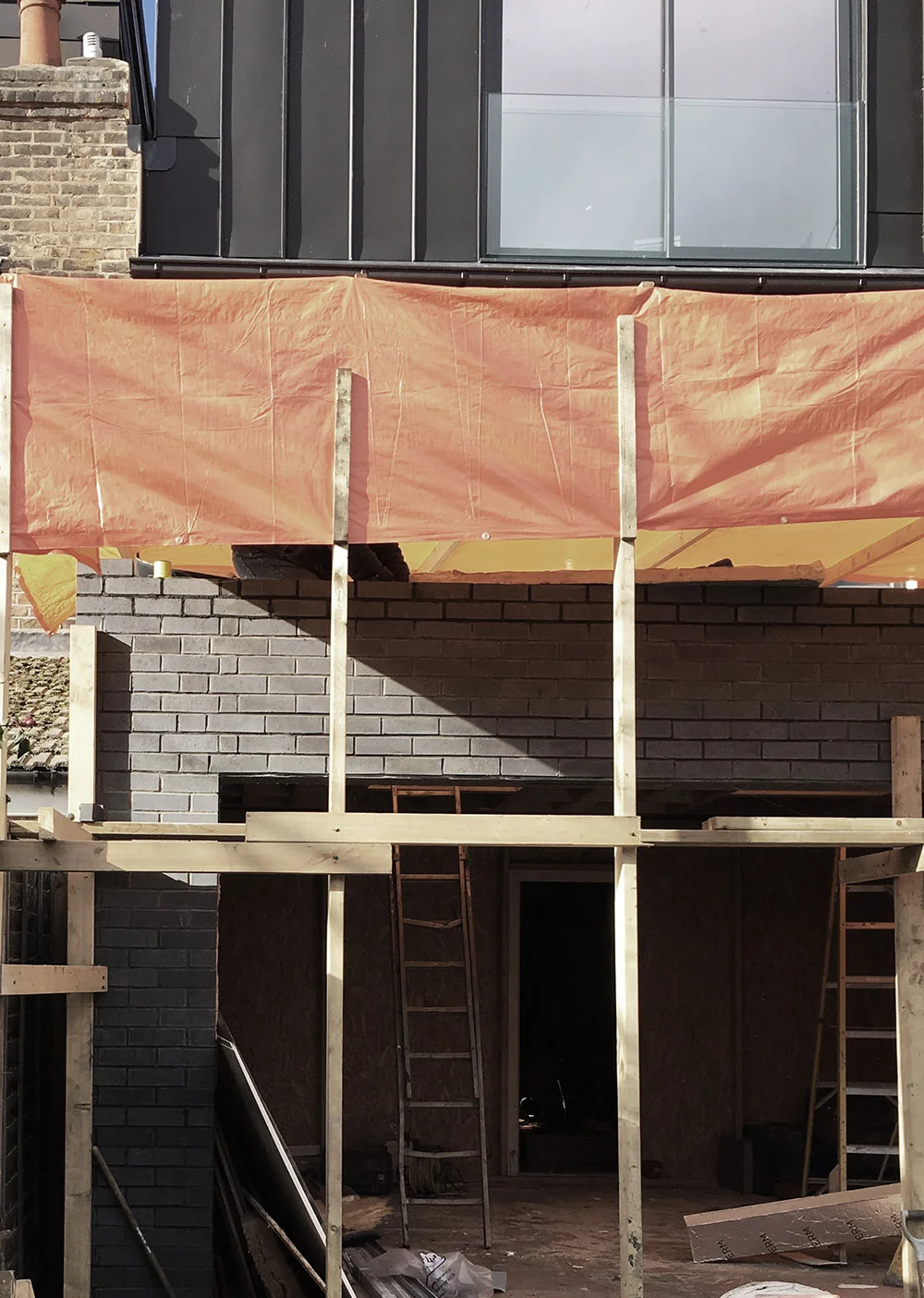 Ground Floor extension structure , walls and roof already built !