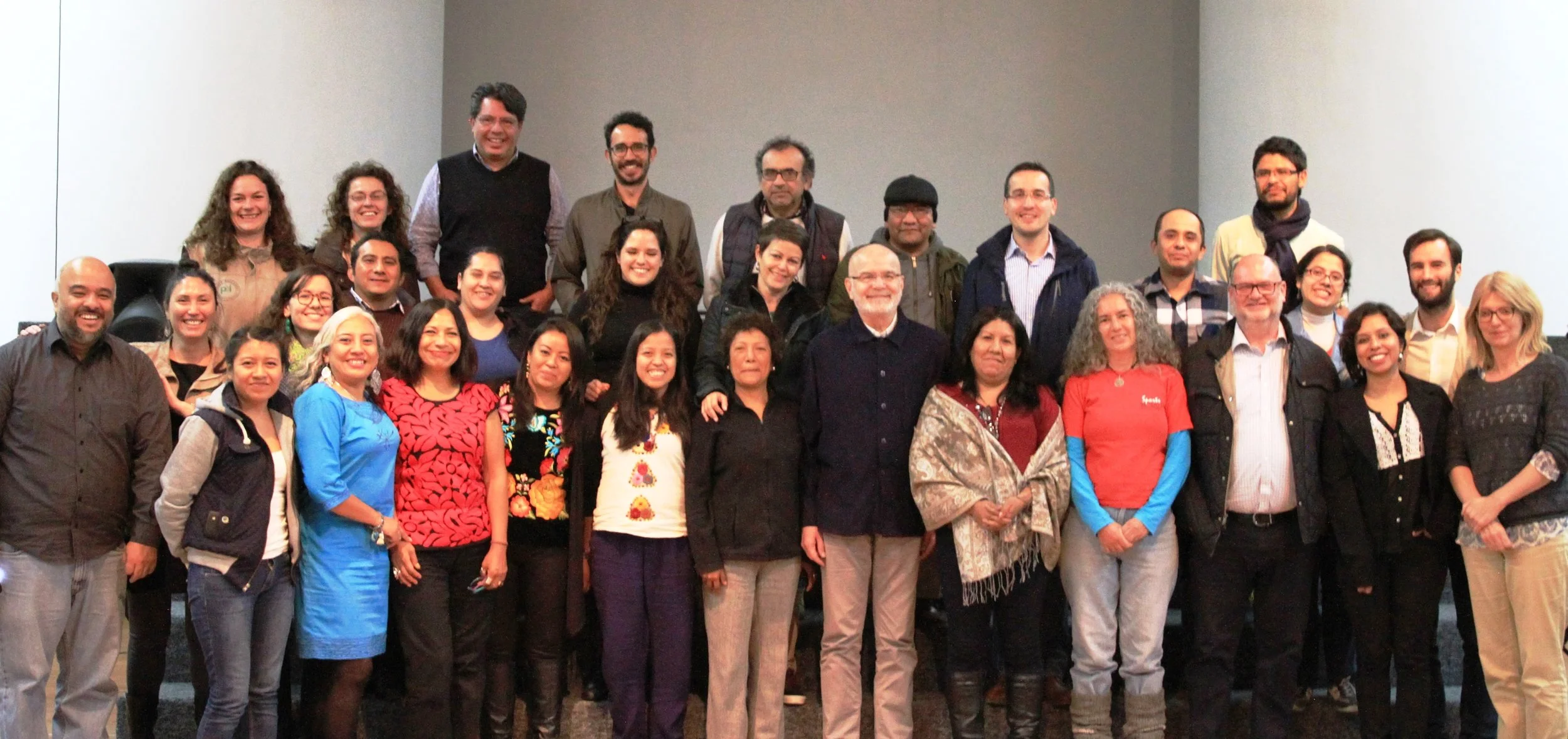 UN Special Rapporteur, Michel Forst, University of York staff, PBI staff and some of the participants.