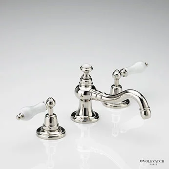 Bistrot 3 huls håndvaskarmatur med lav buet tud