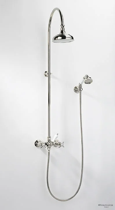 Bistrot brusearmatur med hånd og hovedbruser