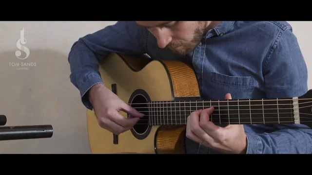 Model OM - Fiddleback Mahogany - Engelmann Spruce - Washi Paper (Copy)