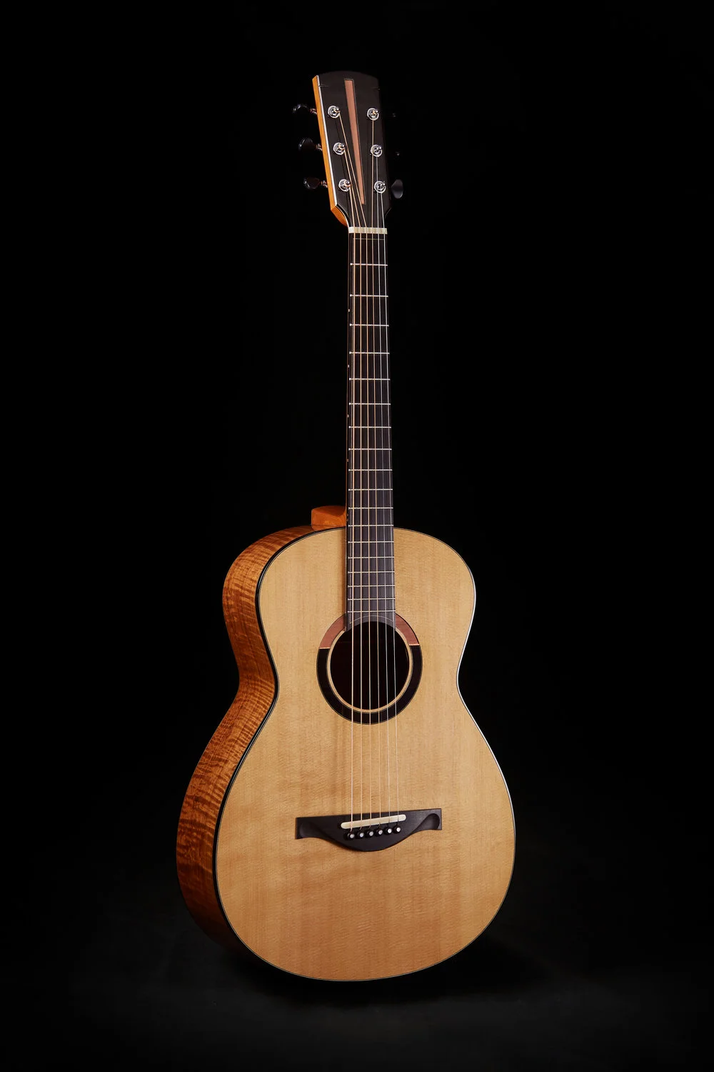 Peter’s first Sands Guitar - 00 in Reclaimed Railroad Sitka Spruce and T’Zalam