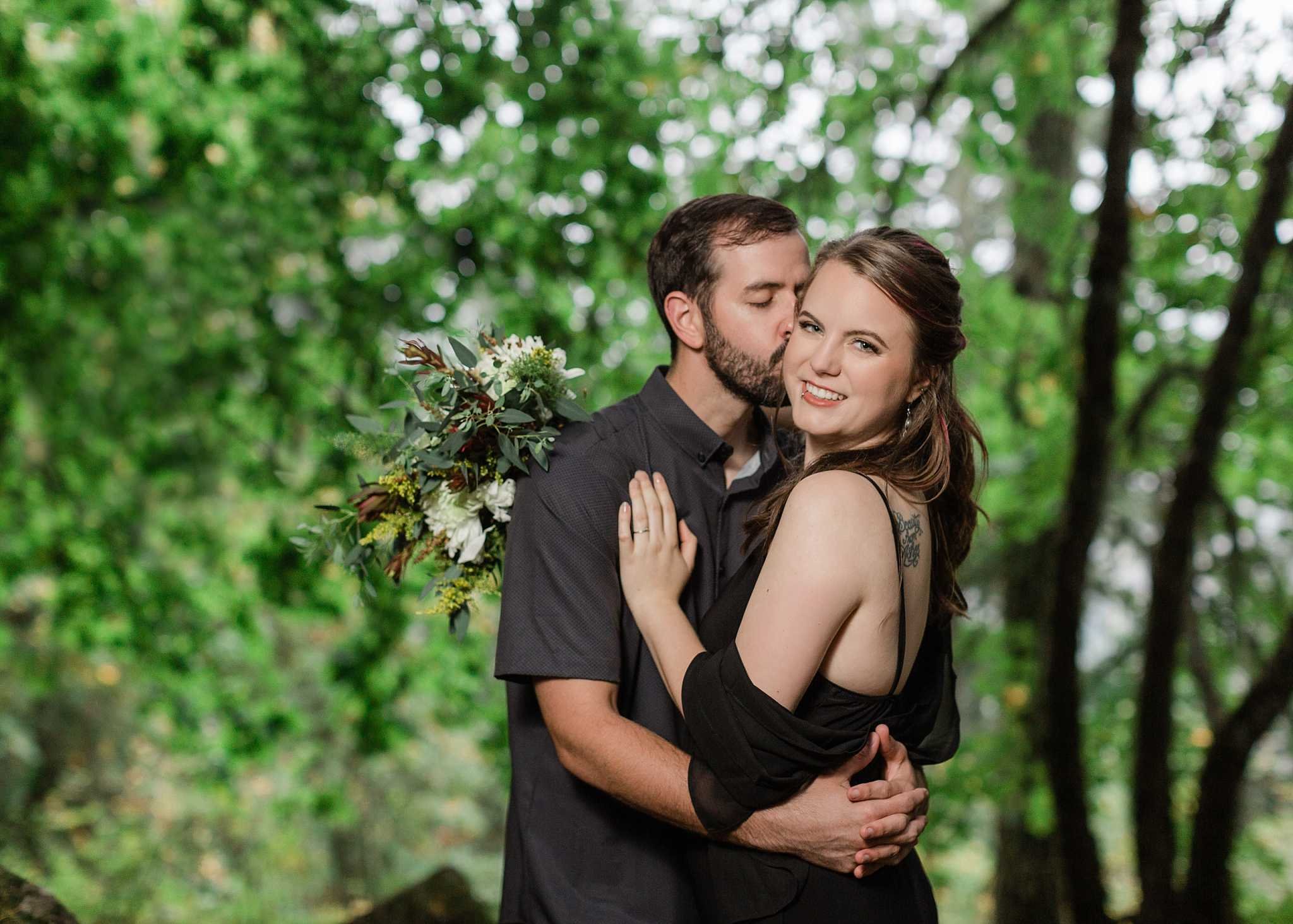 Heather Mills Photography Couple Engagement Photographer Anniversary Photographer Spencer Butte Portraits Bouquet for Engagement Best Wedding Photographer Destination.jpg