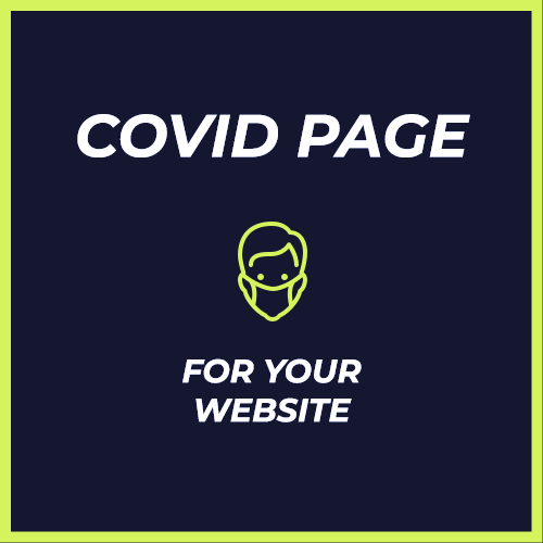 COVID page for your website