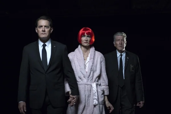 Twin Peaks: The Return Out of everything I watched this year, nothing compares to the experience of watching Twin Peaks: The Return. Part of it was waiting so many years to return to this town, to this world, to these characters. And part of it was merely the elated joy that came from tuning in each week with a community and enjoying every insane second of the journey together. It was what I can only describe as a Lynchian combination of two completely different viewing experiences, separated by decades: Twin Peaks before and after the internet. He made people across the world tune in like they did back in the day. Those who missed out on that first-run, those weeks of waiting with bated breath, conversing endlessly about what they thought could possibly happen next missed out on something pretty spectacular.