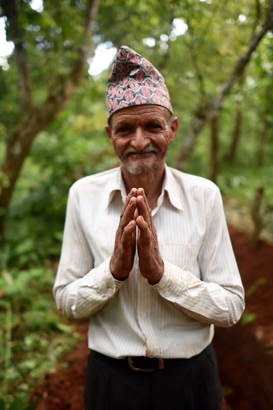 Gyan Koffe, President of the W|W Water User Committee in Kalyanpur