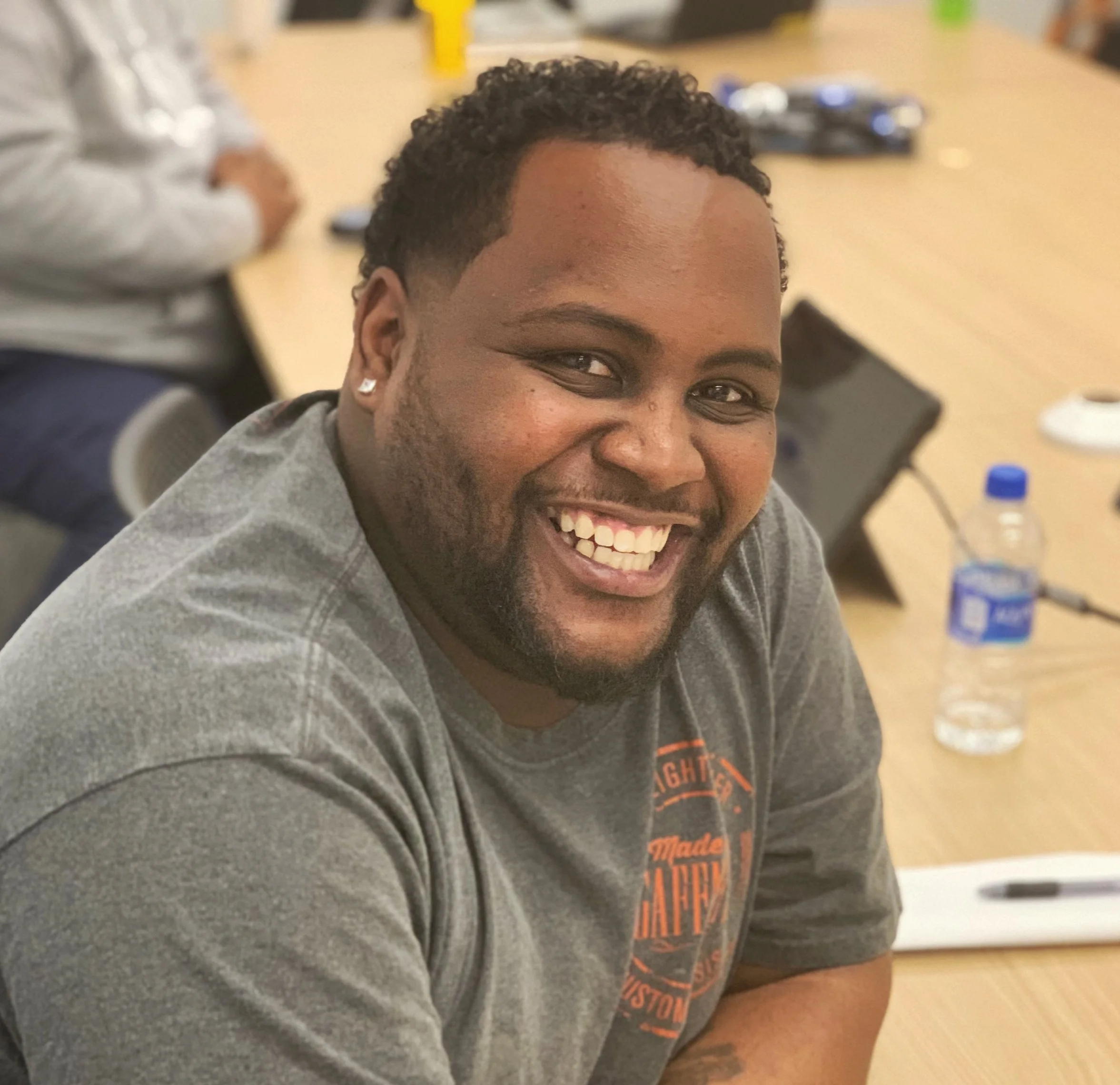 Bo Tate, back-up team leader at FCCC.