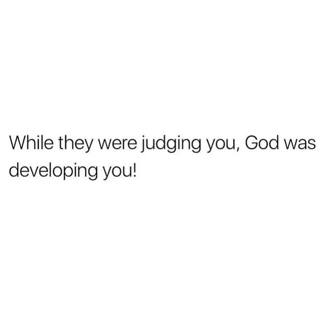 Let Them Judge You  