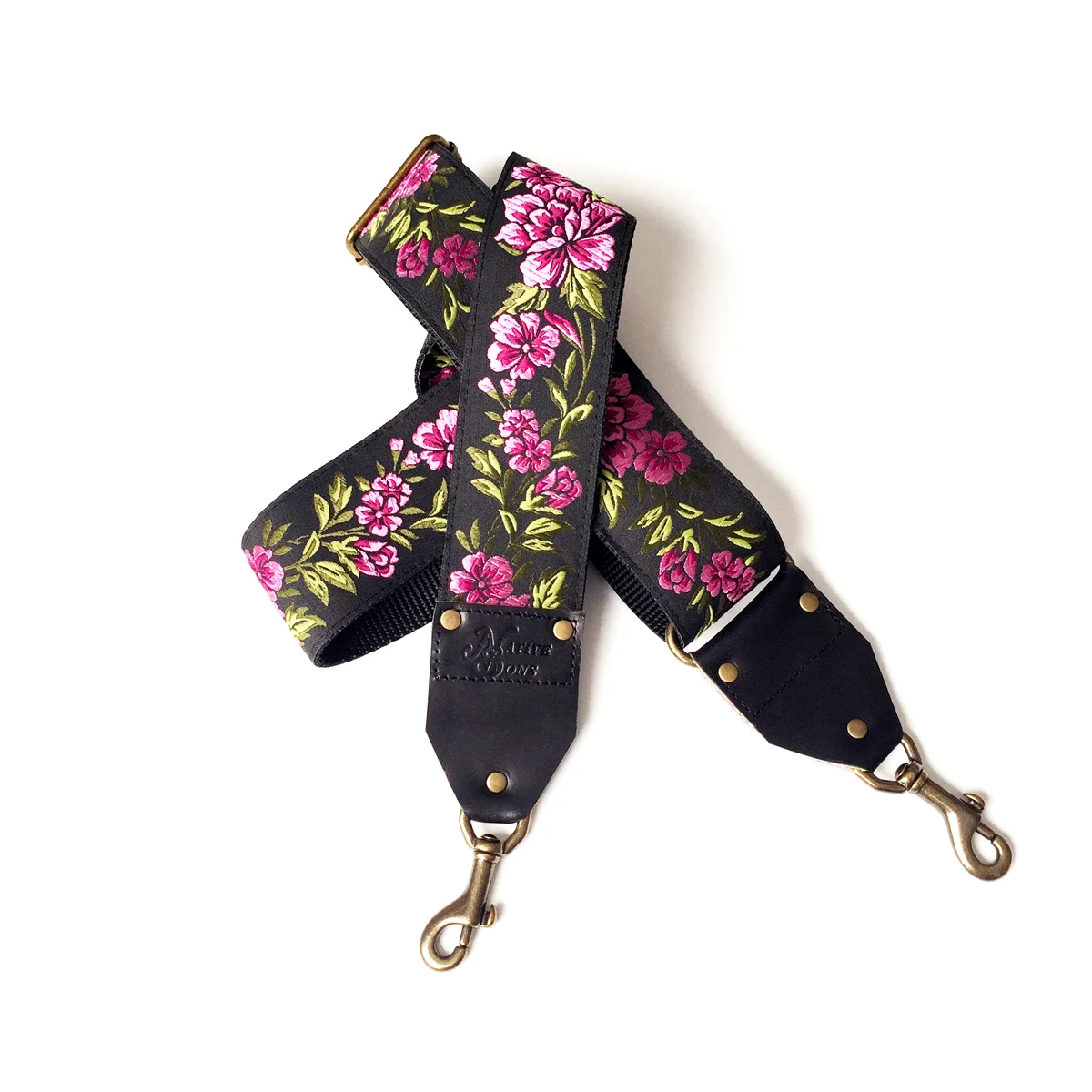 floral guitar strap style bag strap