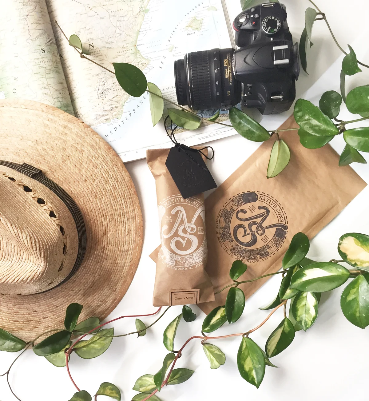 cool custom camera strap packaging