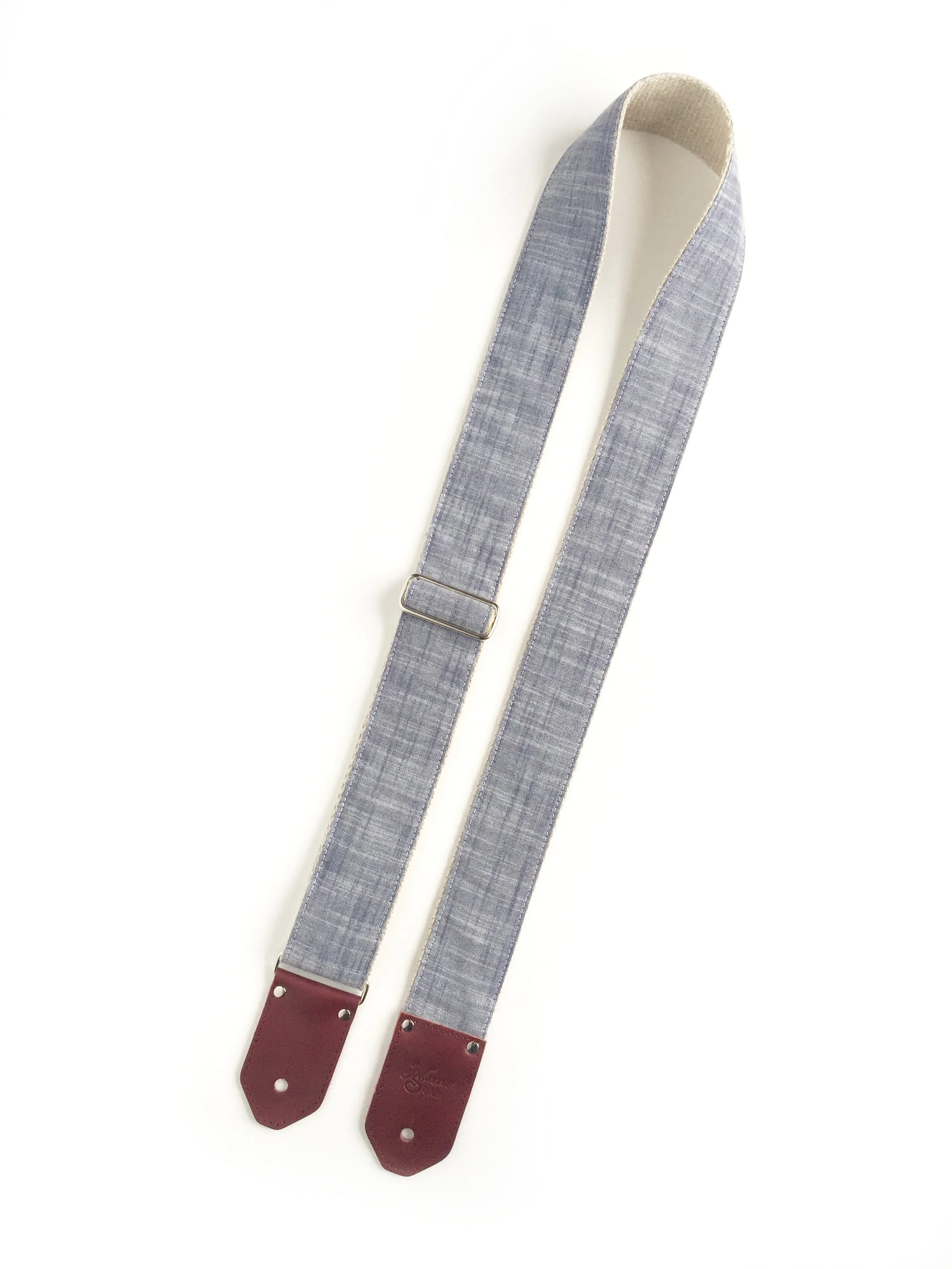 cool denim guitar strap