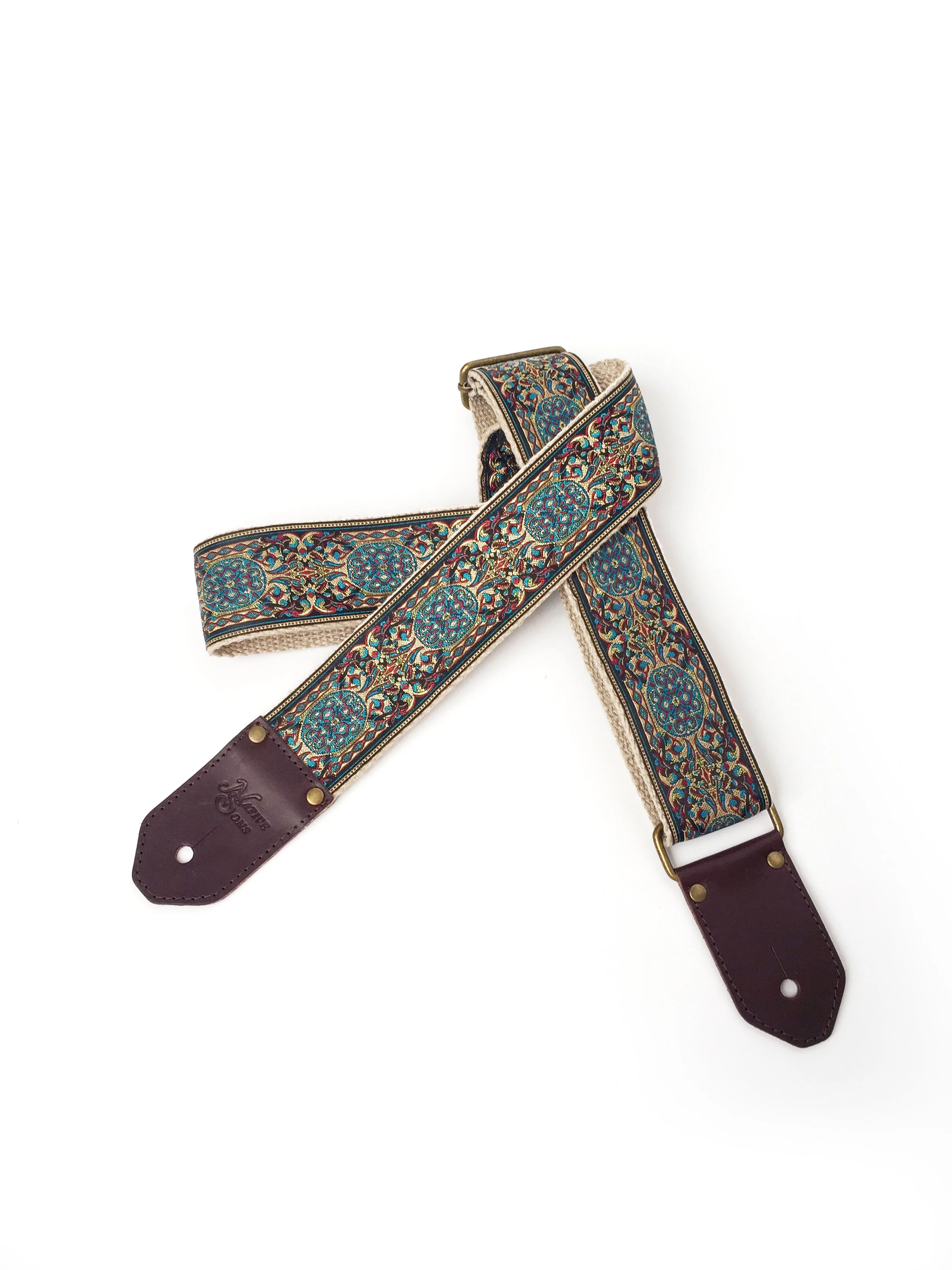 Cool blue Guitar Strap