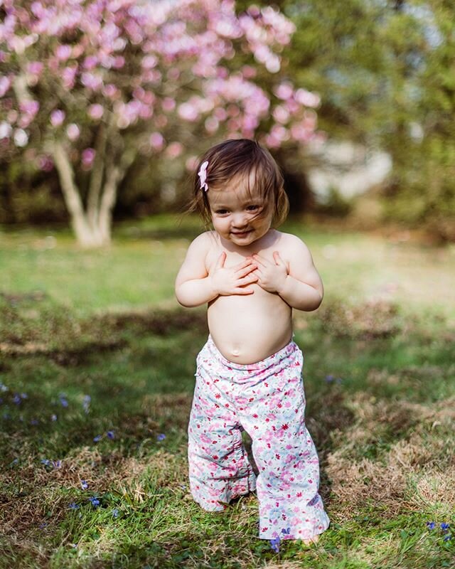 I don&rsquo;t know how it happened, but this sweet and wild explorer is already 13months!! 🌸💗
.
.
#ThisWasEaster #lateposting #atlasrubyelizabeth