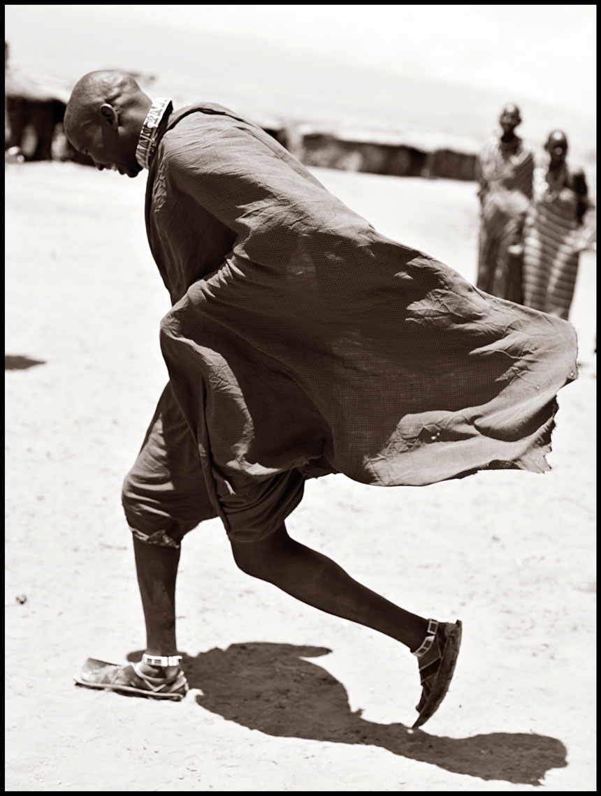 Man Running in Samburu