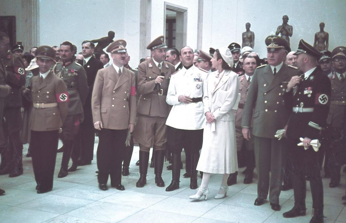 Gerdy Troost, pictured here in Munich's Haus der Kunst for the 1939 "Day of German Art."