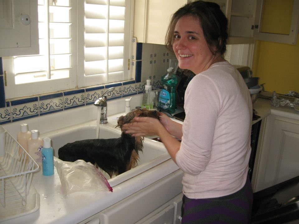 Snapshot: 100 pounds and confined to maxi skirts.