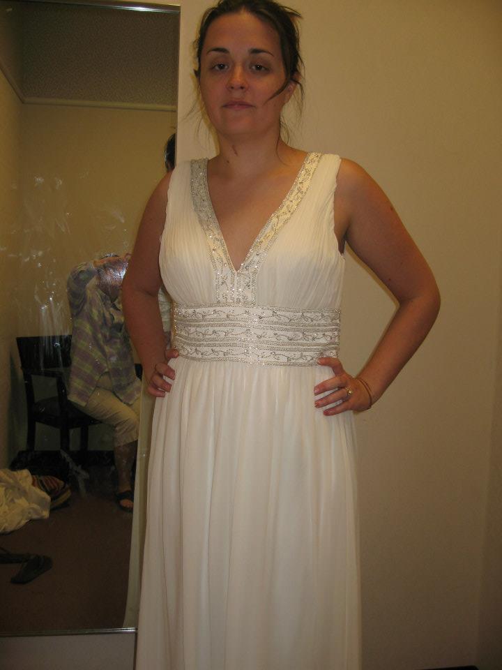 Snapshot: Wedding dress shopping in pain.