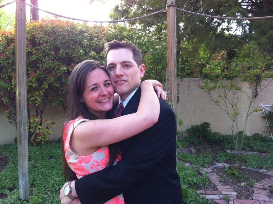 snapshot: This photo was taken on our bittersweet law school graduation day, the day before we had planned to get married.