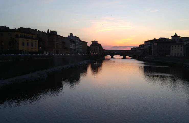 Florence, Italy at sunset. A shot from our vacation back in May.