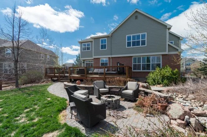 We’re pretty excited about the back yard! Big yard (for Denver) and big patio mean a lot of outdoor time for us this summer!