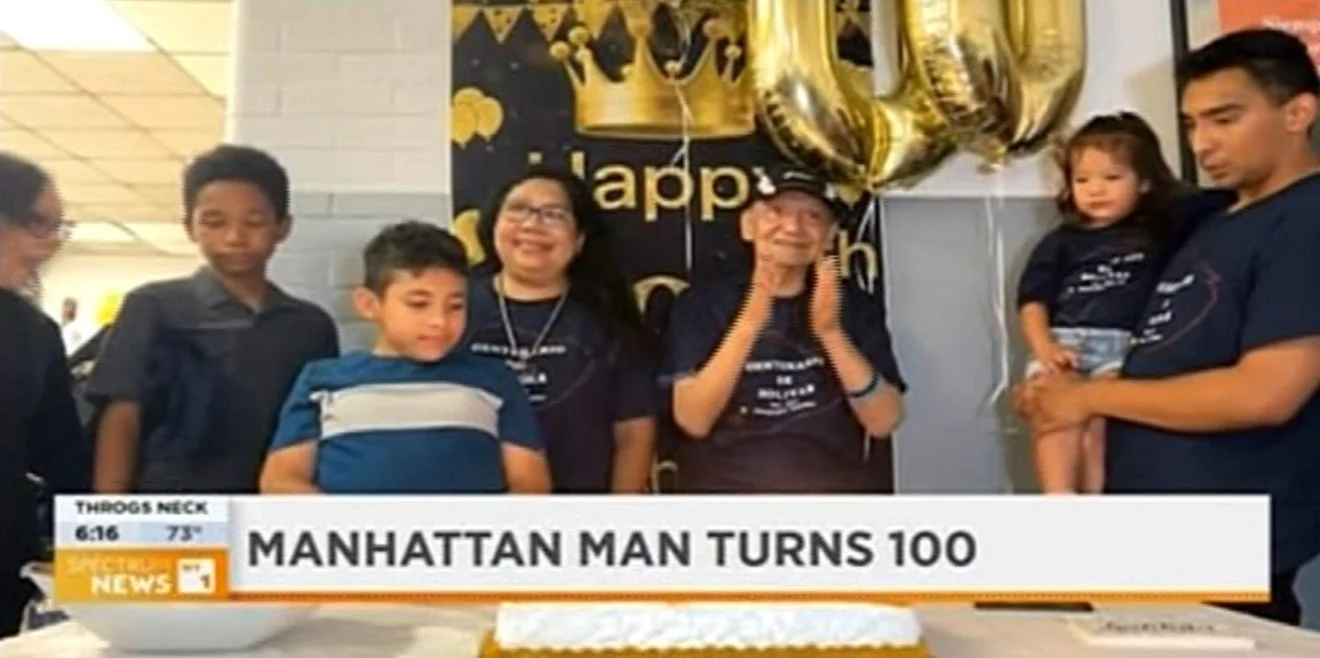 NY1 News: Manhattan Man Turns 100