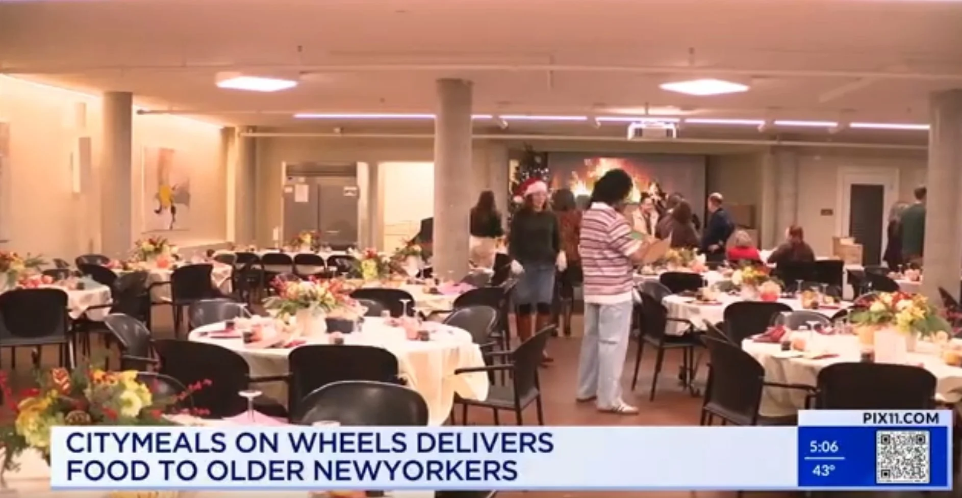 PIX 11: Carter Burden Network and Citymeals on Wheels Delivers Christmas Meals to Older New Yorkers
