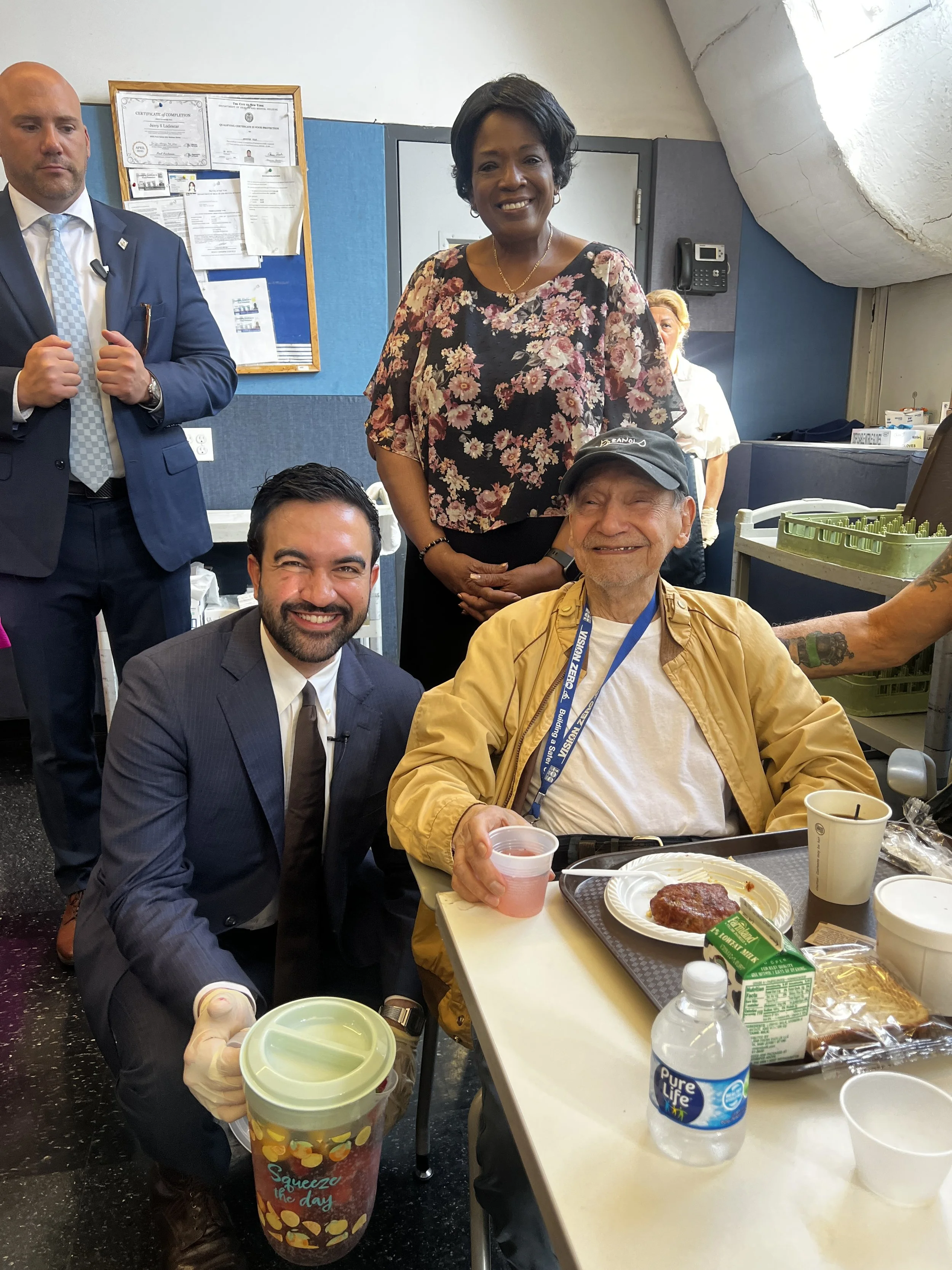 Mayor Mamdani with Boli, 101