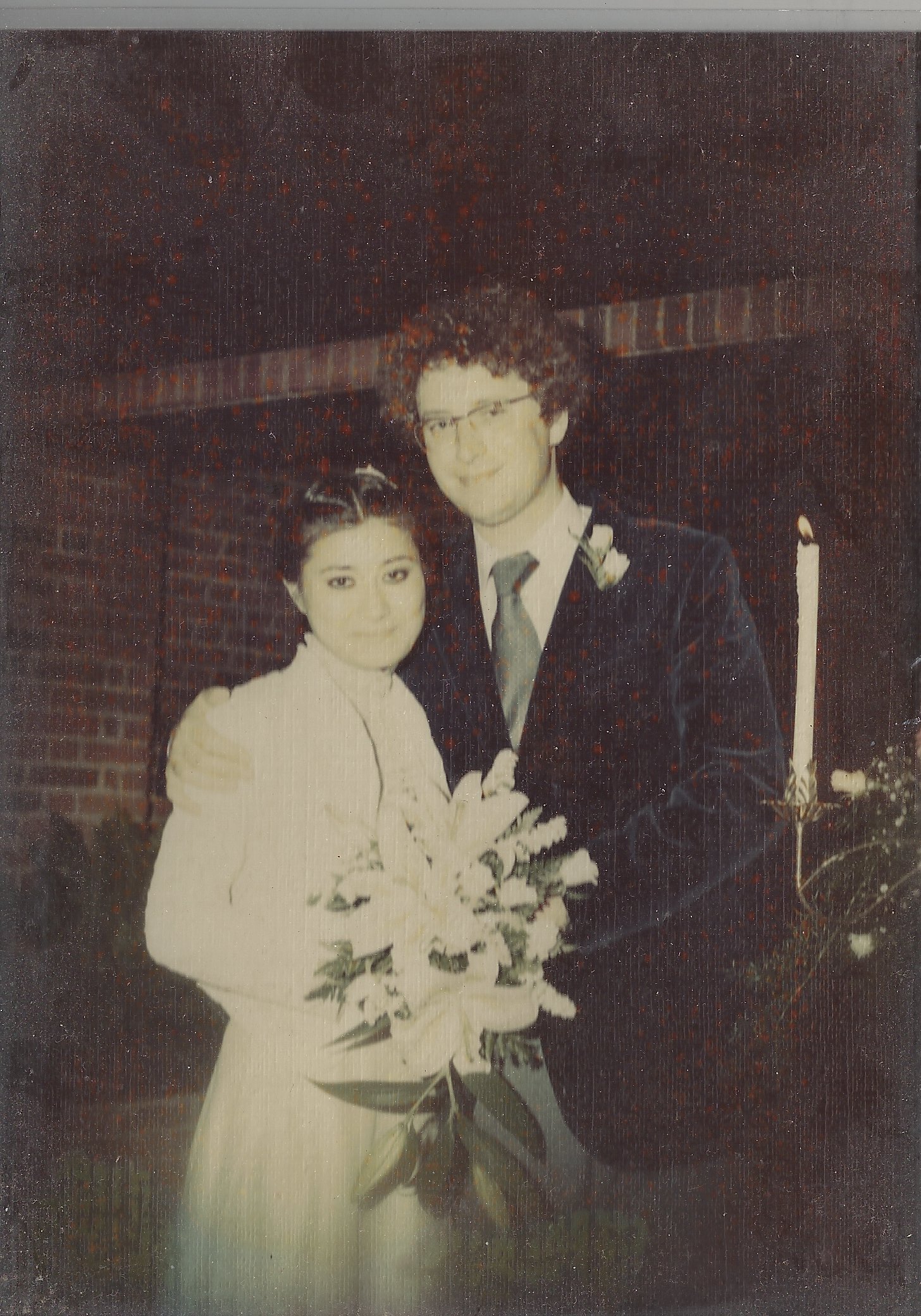 Paul and Chika on their wedding day