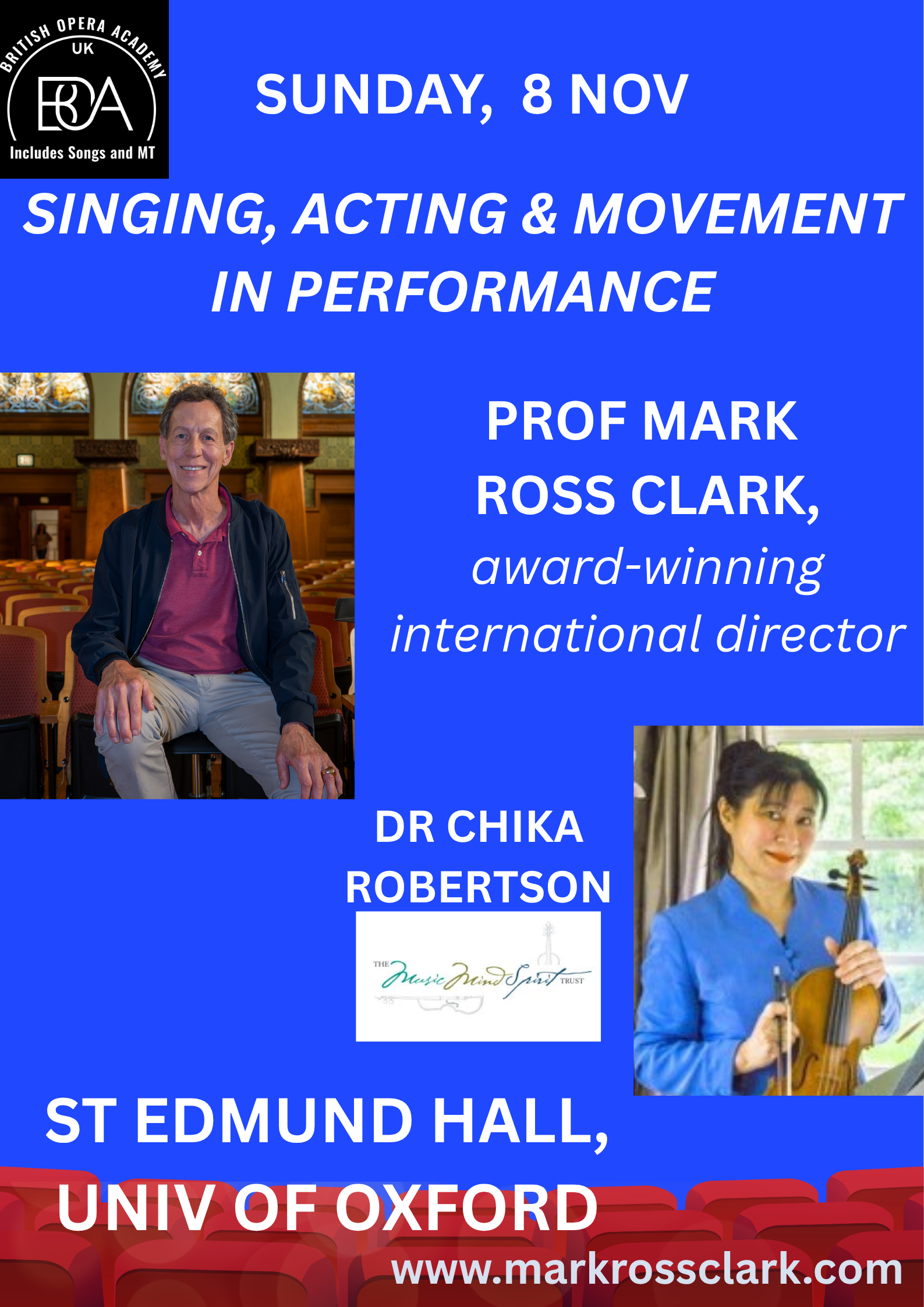 Singing, Acting &amp; Movement in Performance
