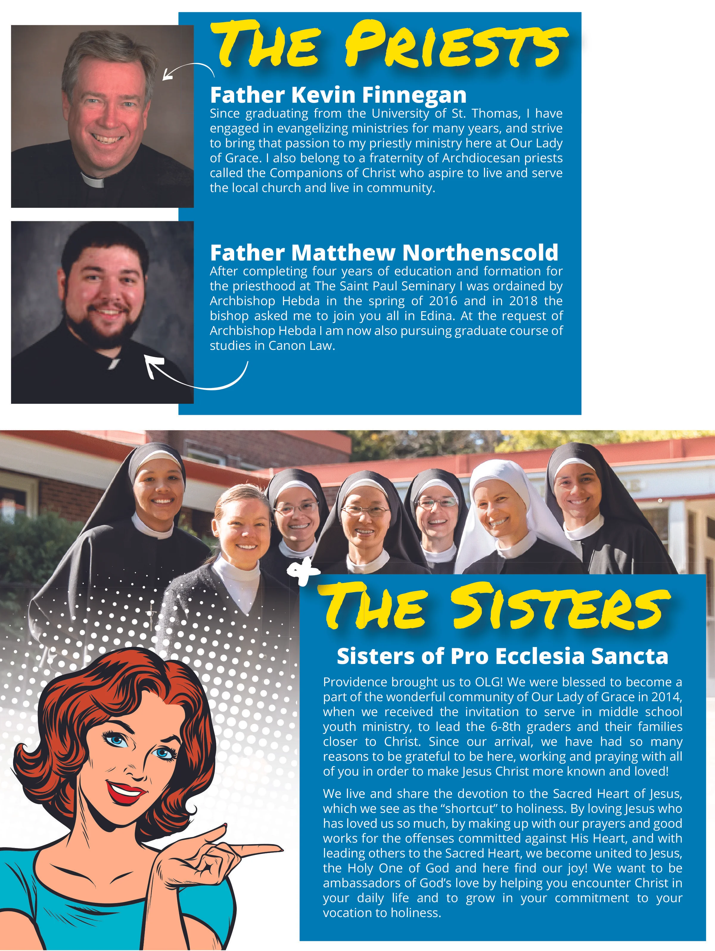 She Grills The Priests Sisters Our Lady Of Grace Catholic Church