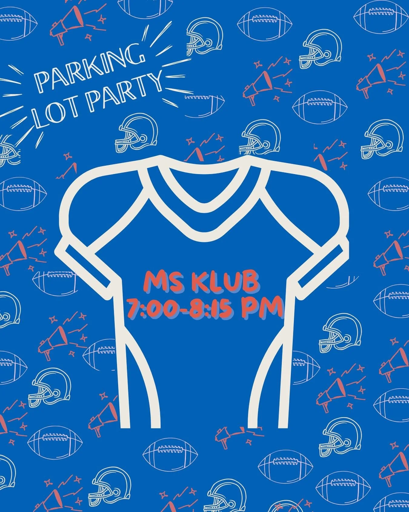 Don&rsquo;t worry MS KLUB, you don&rsquo;t have to miss out on all the fun&mdash; MS PARKING LOT PARTY TONIGHT😵&zwj;💫😵&zwj;💫😵&zwj;💫😵&zwj;💫😵&zwj;💫😵&zwj;💫 

Wear a jersey if you want @_the_hunter_9 to give you a high five🫸🏼🫷🏼
