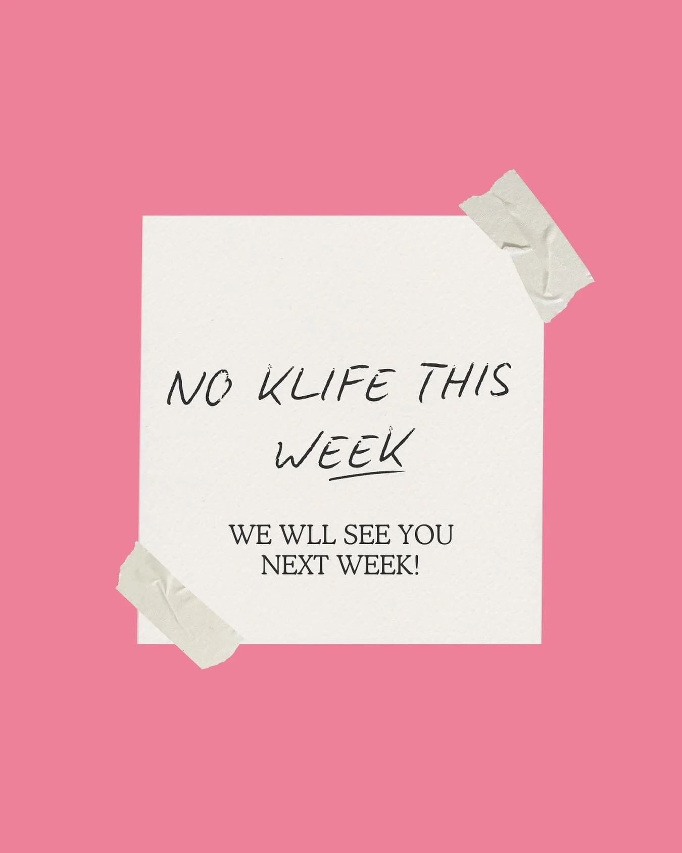 💔💔💔💔💔💔💔💔

No KLIFE this week, enjoy your time off Kirksville kiddos! See you next week🫶🏼