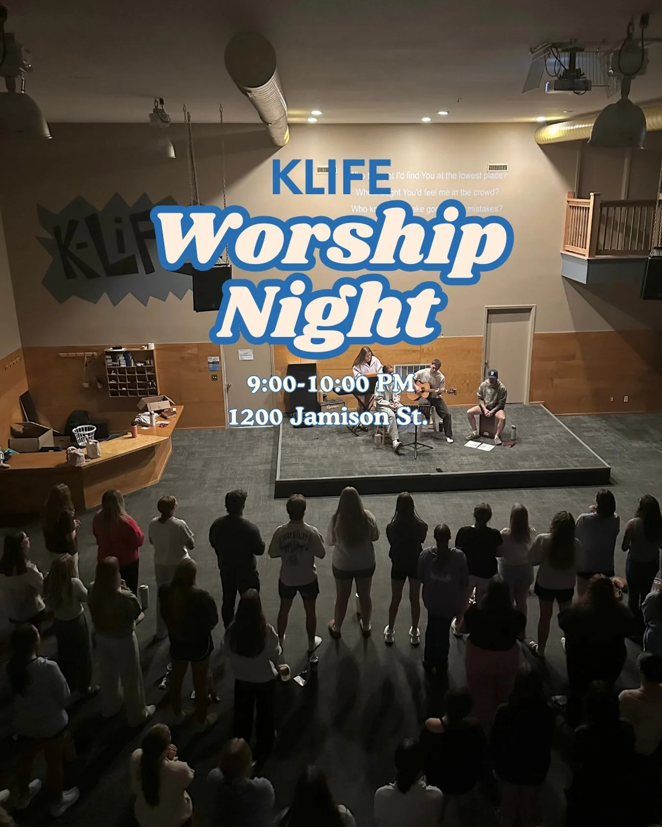 No better way to come back from break&mdash; join us for a sweet night of worship TOMORROW!!!💗

➕Kanakuk Kamps will also be joining us to share how you can get involved with their summer ministry!