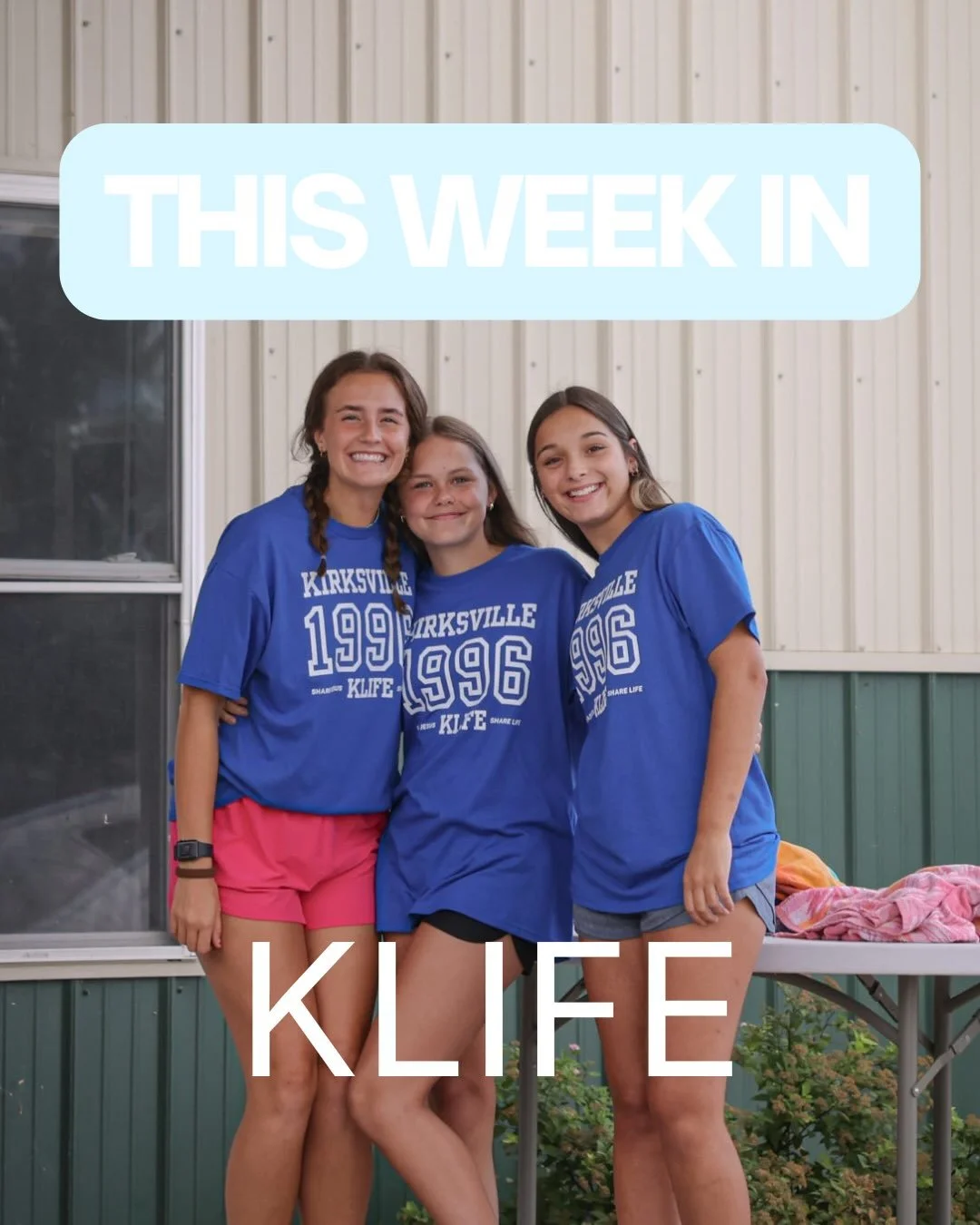 We&rsquo;re happy to be back for another full week of KLIFE!!HS Klub tonight and MS Klub on Thursday! Bring a friend and we&rsquo;ll see you there👋🏼🤸💗