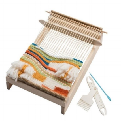 Schacht's new small frame loom, the Lilli Loom.