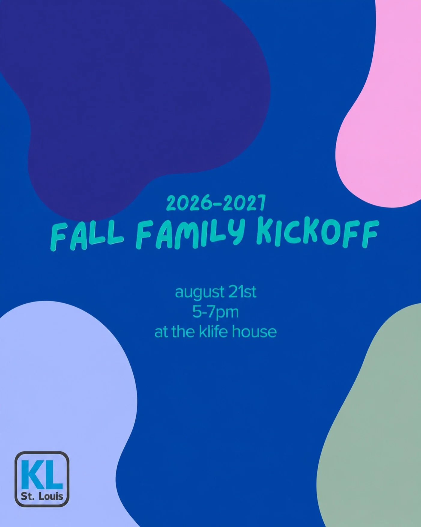 Friends and Family! We are one week away from kicking off our 2026-2027 school year! We are THRILLED for this event because it will be the perfect opportunity for and your family to meet the two new staff! Keaton Bliss (Chapter Director) and Morgan M