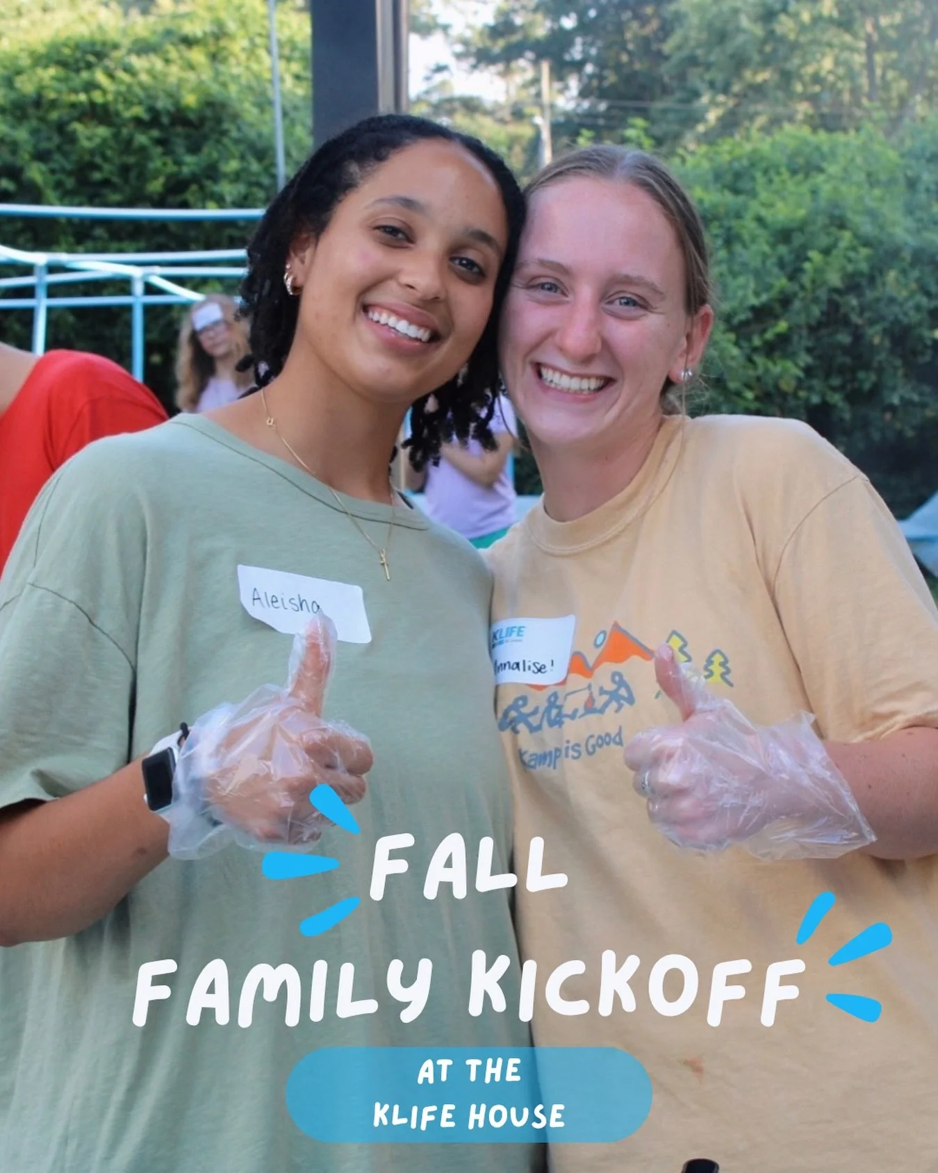 Join us for our fall family kickoff TOMORROW from 5-7🥳

We will share a meal together, hear all about the fun plan for this year, and get to know our new staff!

Use the link in our bio to get your tickets now! We are so excited to get this year sta