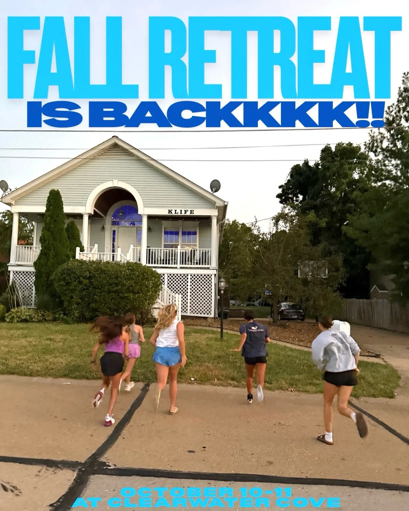 WE HAVE EXCITING NEWS!! FALL RETREAT IS BACK &amp; SIGN UPS ARE ALREADY LIVE🥳

All 9th-12th graders are invited to fall retreat!
October 10th-11th! At Clearwater Cove in Lampe, MO!
All of the info can be found at the link in our bio and on the STL K
