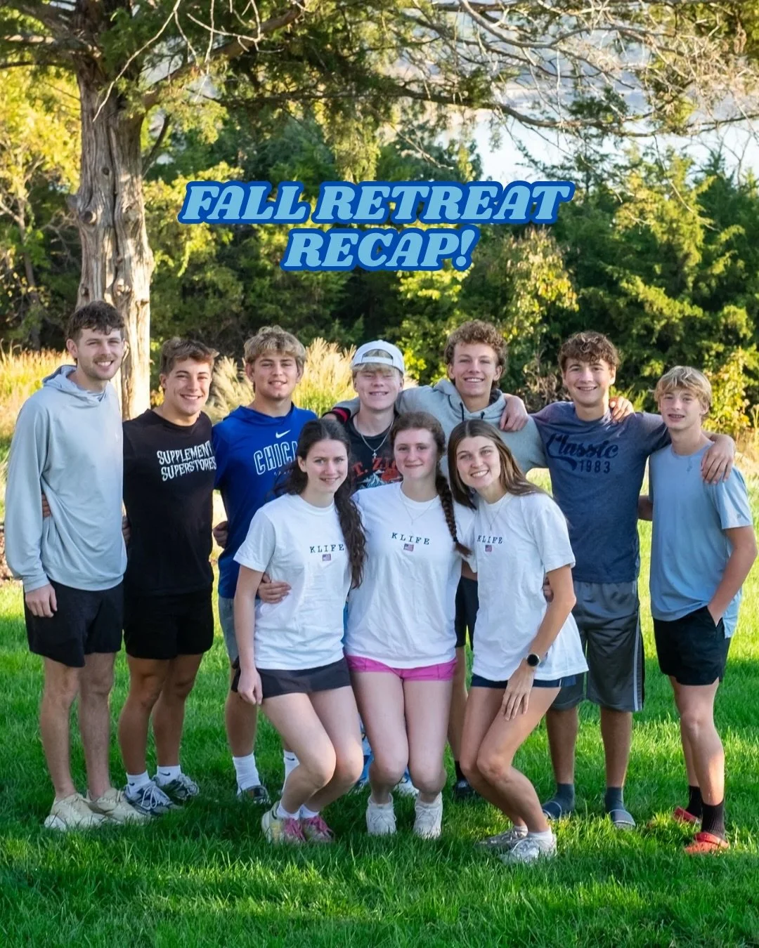 KLIFE Fall Retreat was SO much fun!!

Our weekend was spent with other KLIFE chapters, lots of fun outside, really awesome worship, matching t-shirts, and restful time with the Lord!