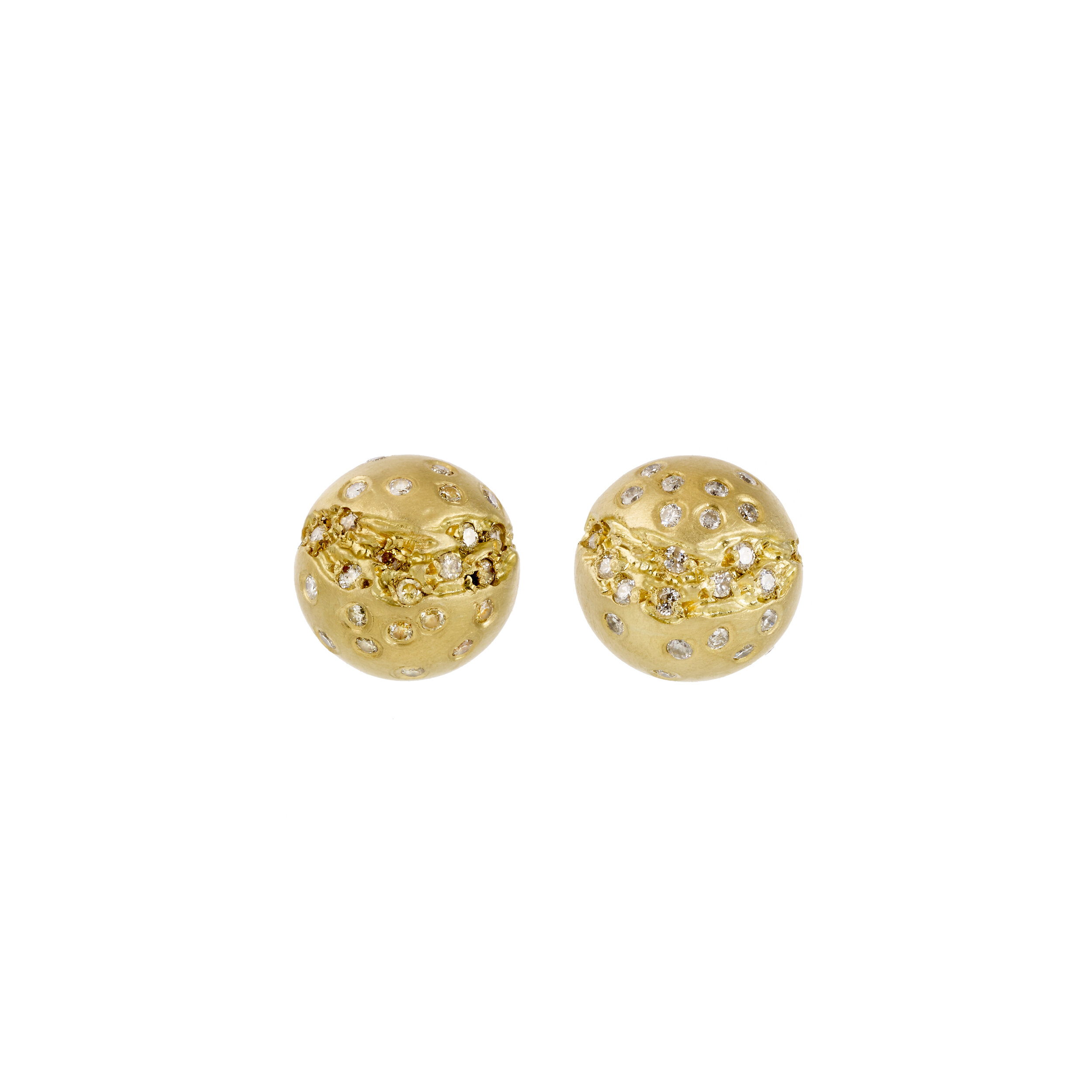 Stardust White Diamond Sphere Studs | £2,070.00