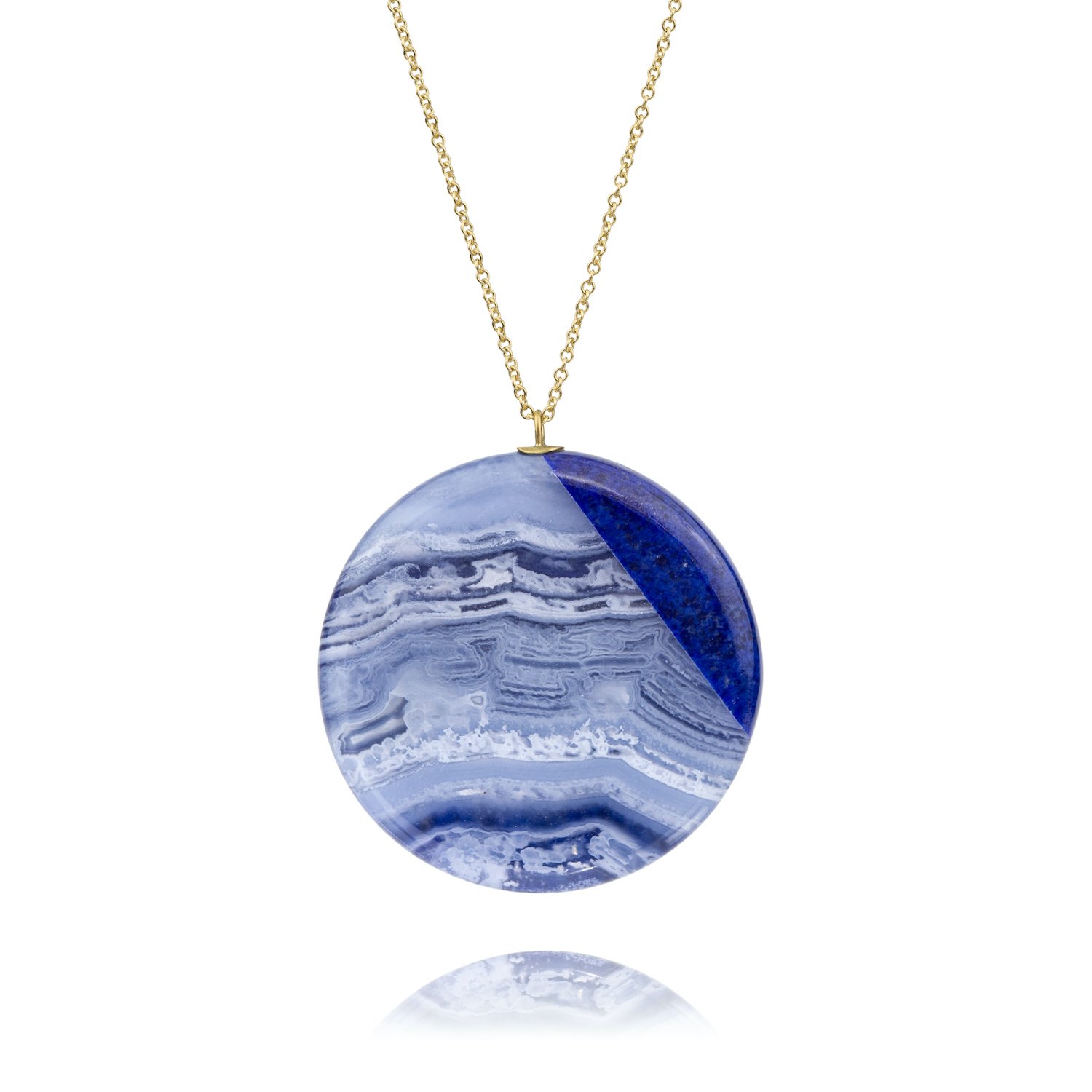 Astra-Nova Lapis Lazuli Disc Necklace | £700.00